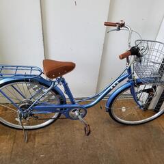 B079 CHACLE★普通自転車★6段変速★ノーパンクタイヤ