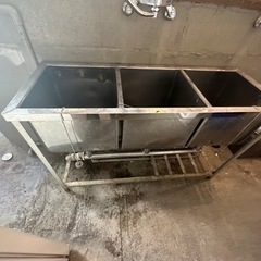 3層式シンク　厨房機器