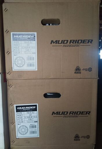 ☆ジムニー☆　16インチ アルミホイール【在庫有・未使用・4本】マルカサービス ROADMAX MUDRIDER＿サイズ:16x5.5
