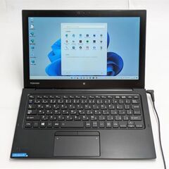 送料無料 保証付 高速SSD 12.5型 ノートパソコン 東芝 Z20t-C 中古良品 第6世代Core m5 8GB 無線WI-FI Bluetooth カメラ Windows11 Office