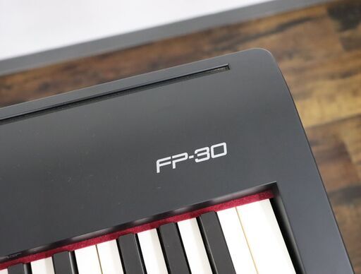 【ヤ取終了9/21】≪W1079ジ≫ 音出しOK ROLAND/ローランド 電子ピアノ FP-30 2020年製 88鍵盤 ブラック/