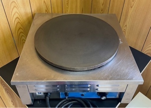 【動確済み】ニチワ 業務用 クレープ焼器 卓上 クレープメーカー CM-410 200V 500×500×200(mm) クレープ焼き器 電気クレープ器 厨房 大阪