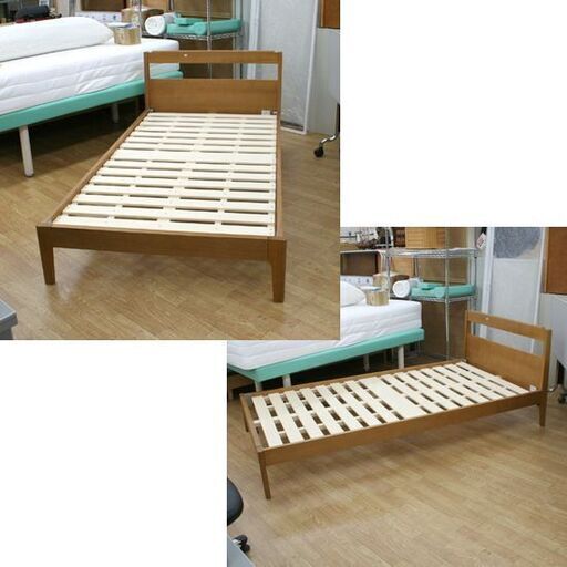 unico シングルベッドフレーム SIGNE bed S フレームのみ すのこタイプ すのこベッド 札幌市 清田区 平岡