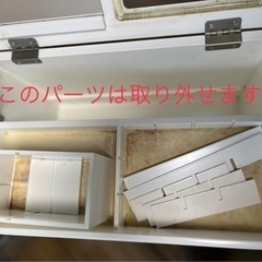 【無料で差し上げます】コスメワゴン ドレッサー メイクボックス 化粧台の画像