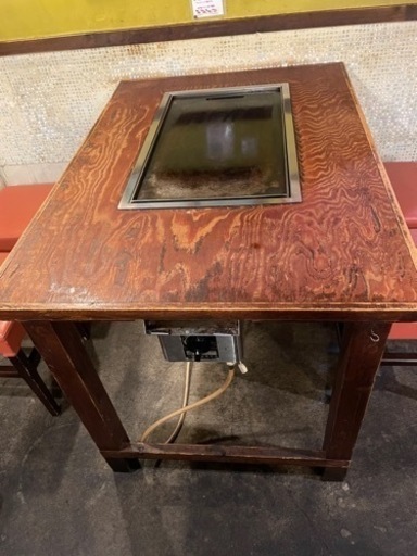 値下げ‼️お好み焼、もんじゃ焼テーブル　業務用　４名卓