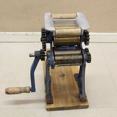 Z 鋳物製 伊藤式手動製麺機 うどん そば作り 昭和レトロ品(J1236wY)の画像