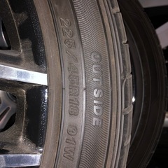 2021購入のハイエース　に履いてた4本セットの画像