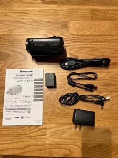 【ジャンク品】Panasonic製ビデオカメラ　HC-V480MS