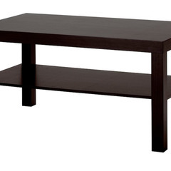 IKEA LACK ラック コーヒーテーブル, ブラックブラウン, W90xD55xH45 cmの画像