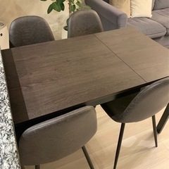 【お値下げ中】IKEA 伸長式ダイニングテーブル