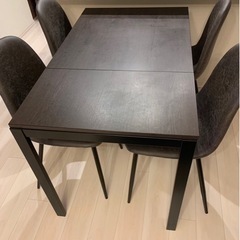【お値下げ中】IKEA 伸長式ダイニングテーブルの画像