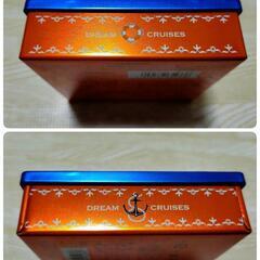 空き缶2点セット モロゾフ ゴンチャロフ お菓子缶 小物入れの画像