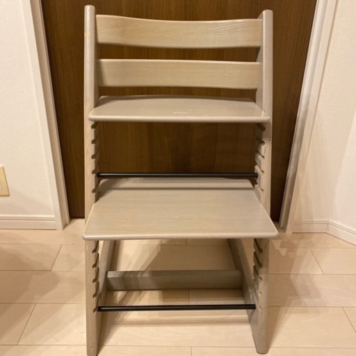 【決まりました】7/14まで　ストッケ　トリップトラップ　① オーク材　グレー