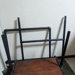 二段ハンガーラックお譲りしますの画像