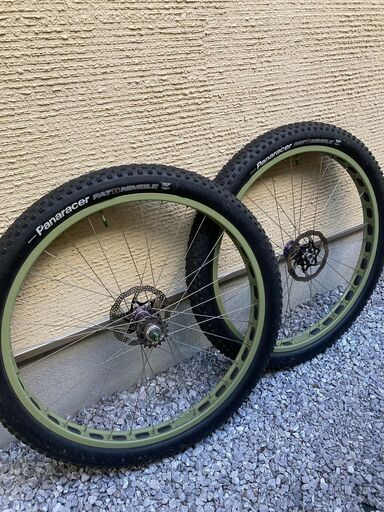 【Used】29erプラス シングルスピード前後ホイールセット