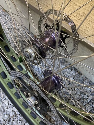 【Used】29erプラス シングルスピード前後ホイールセット