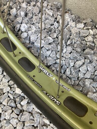 【Used】29erプラス シングルスピード前後ホイールセット