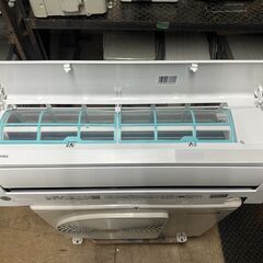 K04319　2021年製　東芝　中古エアコン　主に6畳用　RAS-H22X　冷房能力2.2ｋｗ／暖房能力2.2ｋｗ（