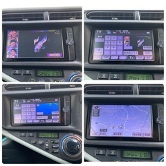 🌏トヨタアクア🌏ハイブリッド🌏ナビ、TV、ETC、Bカメラ🌏スマートキー、プッシュスタート🌏シートヒーター、社外アルミ🌏車検あり🌏の画像