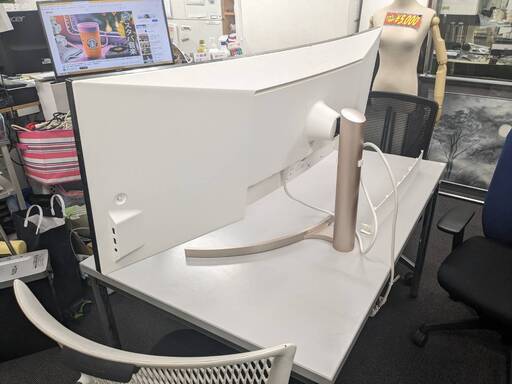 中古品　 49インチ ウルトラワイド モニター　LG 49WL95C-W　2020年製 現状販売　神田店舗引き渡し限定