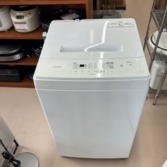 美原店　極美品　アイリスオーヤマ　全自動洗濯機　5.0kg IAW-T503E 2022年 部屋干しモード 洗濯コース6種類 予約タイマー 付き　メ