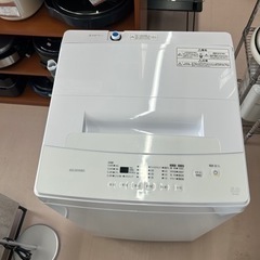美原店　極美品　アイリスオーヤマ　全自動洗濯機　5.0kg IAW-T503E 2022年 部屋干しモード 洗濯コース6種類 予約タイマー 付き　メの画像