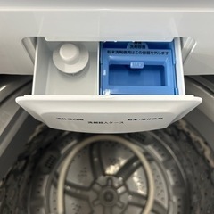 美原店　極美品　アイリスオーヤマ　全自動洗濯機　5.0kg IAW-T503E 2022年 部屋干しモード 洗濯コース6種類 予約タイマー 付き　メの画像