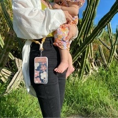 マクラメスマホショルダーストラップの画像