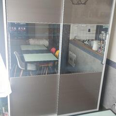 鏡面キッチン収納