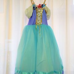 子供（女の子）用バレエ衣装 ライトブルー 発表会仕様