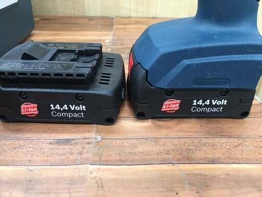 ボッシュ　BOSCH　GDR1440-L　インパクトドライバセット　バッテリ14.4V二個/充電器/充電式ライト　中古品　【ハンズクラ