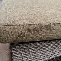 ラタンソファーの画像