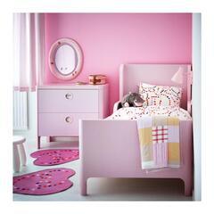 ikea BUSUNGE
チェスト（引き出し×2）ライトピンク
