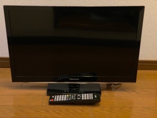 【他サイトで売却済】24型ハイビジョン液晶テレビ（リモコン付き）