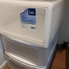 収納ケース　バラOK　1段×5　3段×1個　9日午前まで