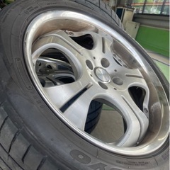 WORK ユーロライン S2 17インチ pcd100 4h 7j - タイヤ、ホイール