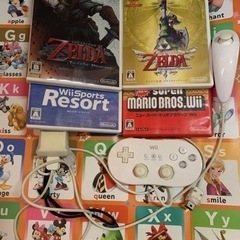 wiiuとwiiとゲームセットの画像