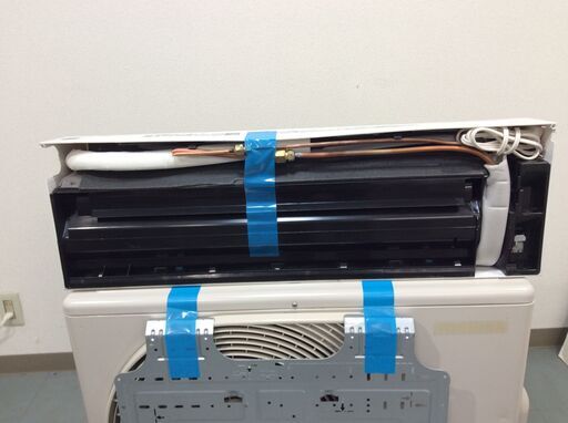 （7/16受渡済）YJT6319【TOSHIBA/東芝 8畳用エアコン】美品 2021年製 大清快 RAS-H251P-W 家電 冷暖