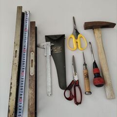 水平器、ノギス他