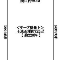 ★貸土地★   茨木市泉原（大字）220坪　 #資材置き場　＃ト...