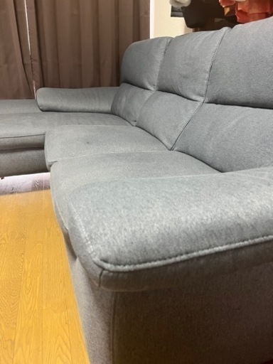 ３人掛けＬ字ソファ?