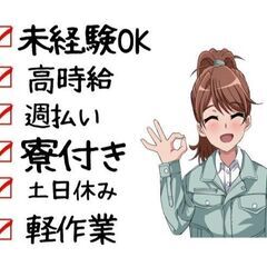 タッチパネルの単純操作　経験不問