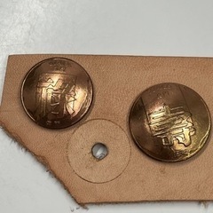 レザークラフト　コンチョ(古銭)