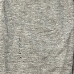 グレー トレーナー ジャージ  ほつれと伸び シミありの画像