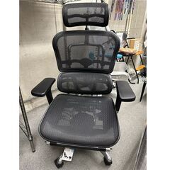 展示品】エルゴヒューマン プロ オットマン付き ブラック Ergohuman