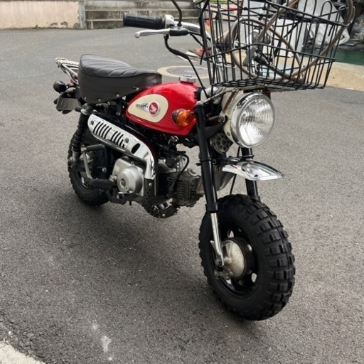受付再開　交換も可能　ホンダモンキーですが、カブのエンジンです。ボアアップ75cc