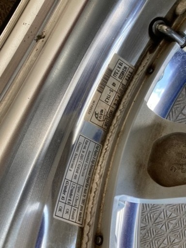 BELLONA ホイール4本　18×7.5JJ 48