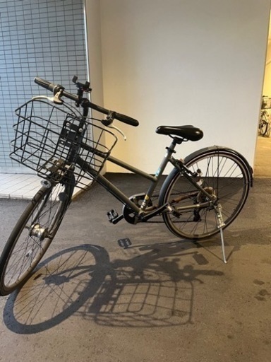 街乗りクロスバイク ブリヂストン　カゴ付き オートライト付き ブリヂストン マークローザ 26インチ 7段変速