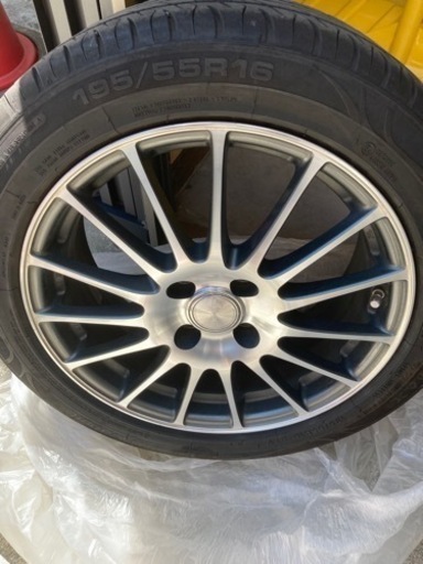 195 55r 16 夏タイヤ　ブリヂストン製ホイール&タイヤ4本セット
