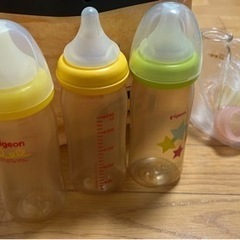 哺乳瓶一式無料であげます。